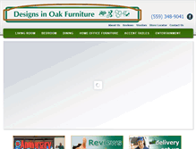 Tablet Screenshot of designsinoak.com